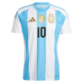 Camisola Argentina Messi 10 Criança 1º Equipamento 2024 Manga Curta